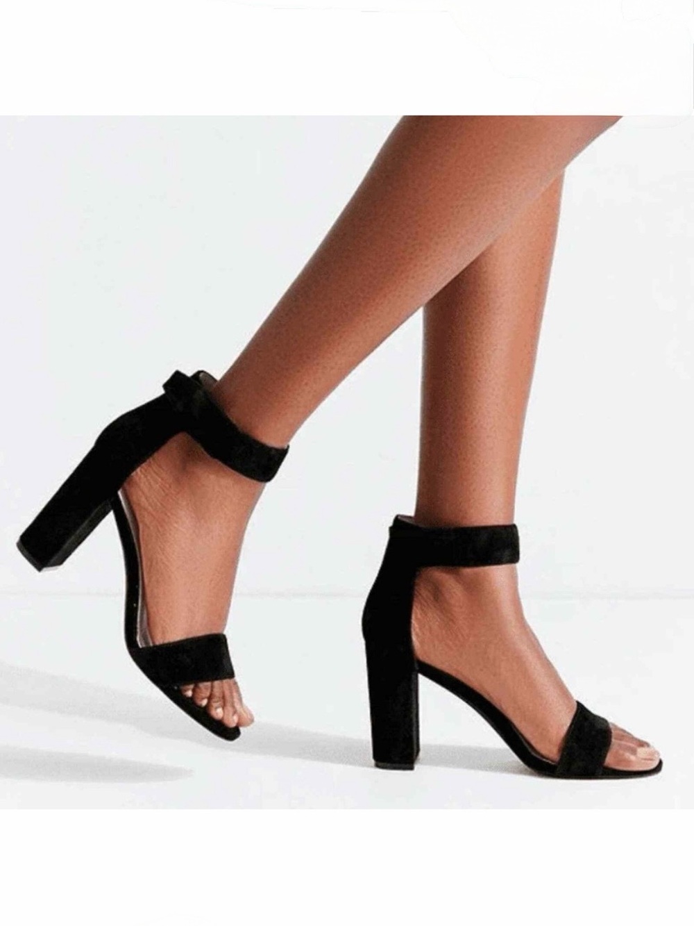 Jeffrey Campbell Black Suede Block Heels